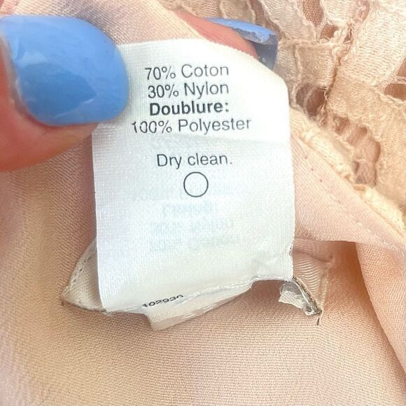 J. Crew Raindrop Lace Tiered Shift Dress - Picture 7 of 7